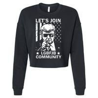 Lets Join Lgbfjb Community Cropped Pullover Crew