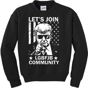 Lets Join Lgbfjb Community Kids Sweatshirt