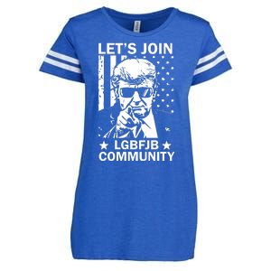 Lets Join Lgbfjb Community Enza Ladies Jersey Football T-Shirt