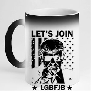 Lets Join Lgbfjb Community 11oz Black Color Changing Mug