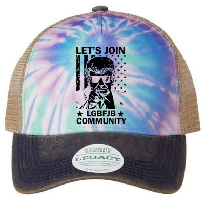 Lets Join Lgbfjb Community Legacy Tie Dye Trucker Hat