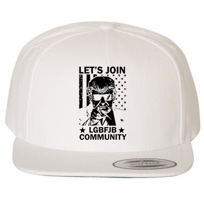 Lets Join Lgbfjb Community Wool Snapback Cap