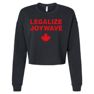 Legalize Joywave Cropped Pullover Crew