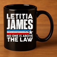 Letitia James 11oz C Handle Ceramic Mug