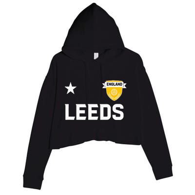 Leeds Jersey Crop Fleece Hoodie