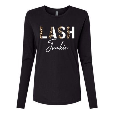 Lash Junkie Lash Bar Eyelash Tech Lash Artist Cool Gift Womens Cotton Relaxed Long Sleeve T-Shirt