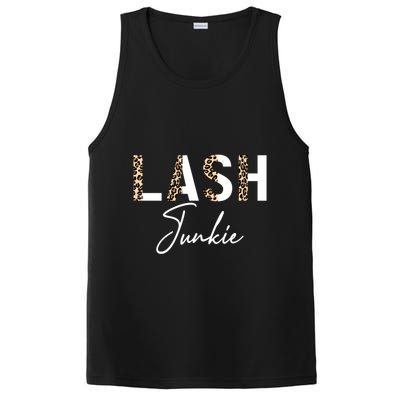 Lash Junkie Lash Bar Eyelash Tech Lash Artist Cool Gift PosiCharge Competitor Tank