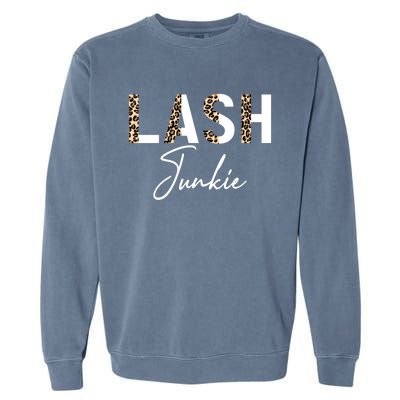 Lash Junkie Lash Bar Eyelash Tech Lash Artist Cool Gift Garment-Dyed Sweatshirt