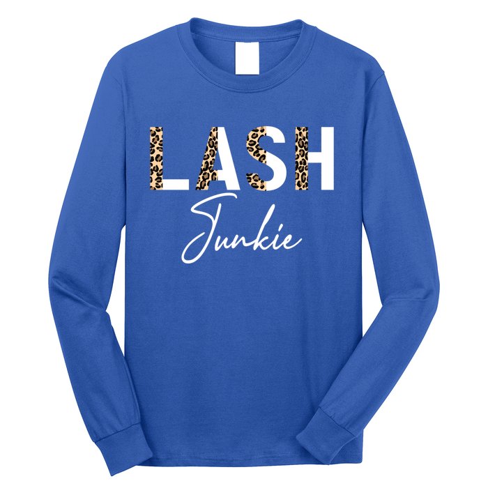 Lash Junkie Lash Bar Eyelash Tech Lash Artist Cool Gift Long Sleeve Shirt