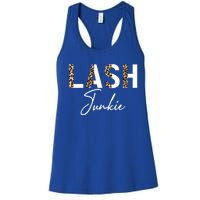 Lash Junkie Lash Bar Eyelash Tech Lash Artist Cool Gift Women's Racerback Tank