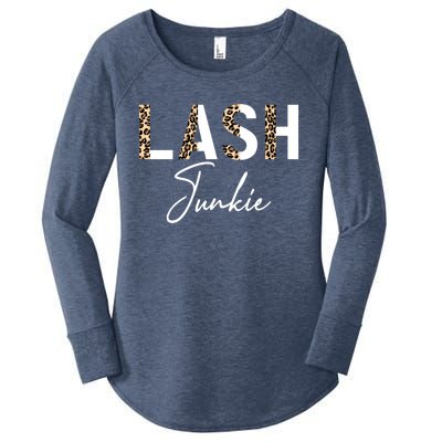 Lash Junkie Lash Bar Eyelash Tech Lash Artist Cool Gift Women's Perfect Tri Tunic Long Sleeve Shirt