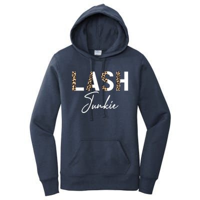 Lash Junkie Lash Bar Eyelash Tech Lash Artist Cool Gift Women's Pullover Hoodie