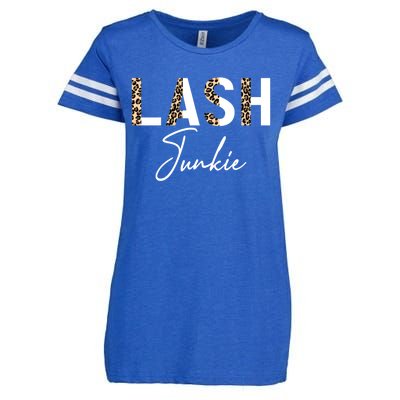 Lash Junkie Lash Bar Eyelash Tech Lash Artist Cool Gift Enza Ladies Jersey Football T-Shirt