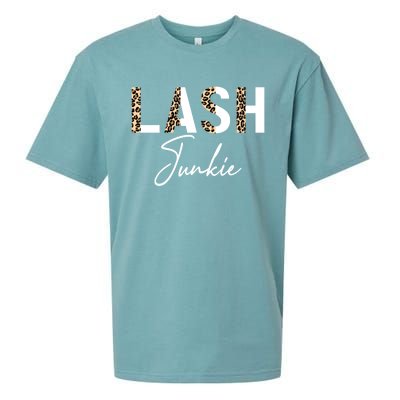 Lash Junkie Lash Bar Eyelash Tech Lash Artist Cool Gift Sueded Cloud Jersey T-Shirt