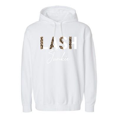 Lash Junkie Lash Bar Eyelash Tech Lash Artist Cool Gift Garment-Dyed Fleece Hoodie