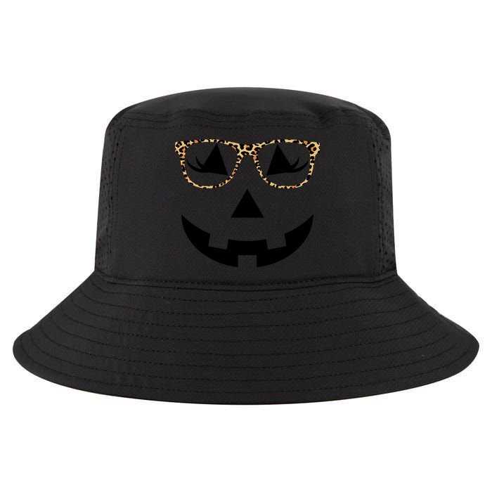 Leopard Jack O Lantern Pumpkin Face Cool Comfort Performance Bucket Hat
