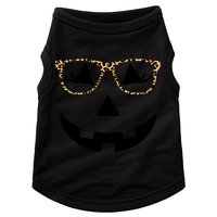 Leopard Jack O Lantern Pumpkin Face Doggie Tank