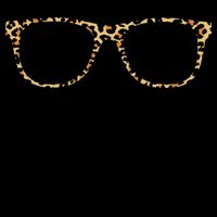 Leopard Jack O Lantern Pumpkin Face Women's V-Neck T-Shirt