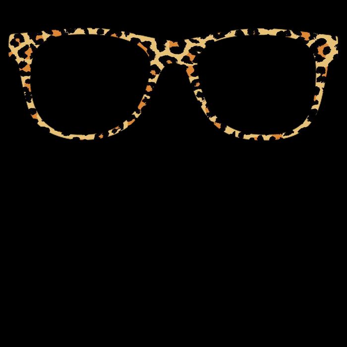 Leopard Jack O Lantern Pumpkin Face Women's V-Neck T-Shirt