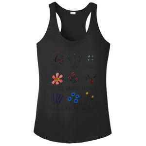 Love Joy Peace Fruit Of The Spirit Positive Affirmation Gift Ladies PosiCharge Competitor Racerback Tank