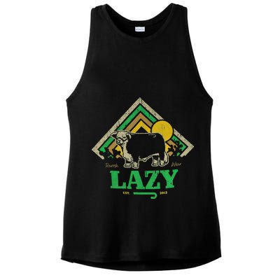 Lazy J Ranch Wear Ladies PosiCharge Tri-Blend Wicking Tank