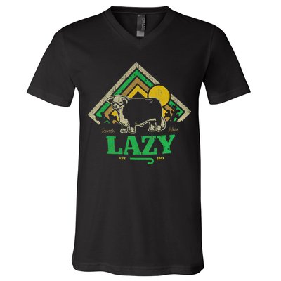 Lazy J Ranch Wear V-Neck T-Shirt