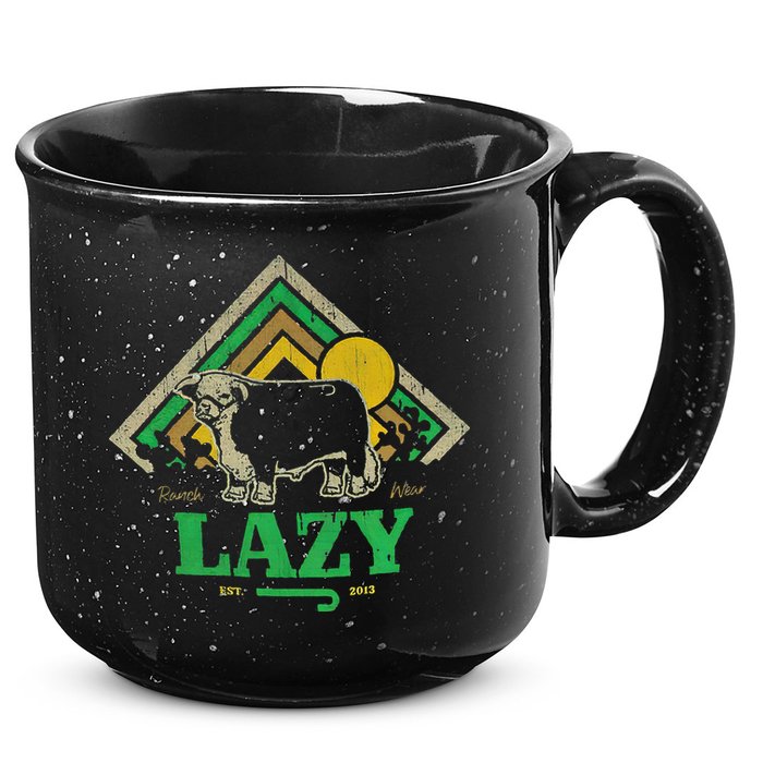 Lazy J Ranch Wear 15oz Campfire Ceramic Mug