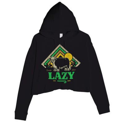Lazy J Ranch Wear Crop Fleece Hoodie