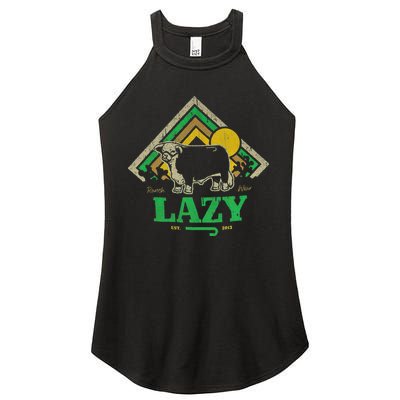 Lazy J Ranch Wear Women's Perfect Tri Rocker Tank