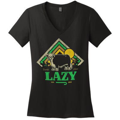 Lazy J Ranch Wear Women's V-Neck T-Shirt