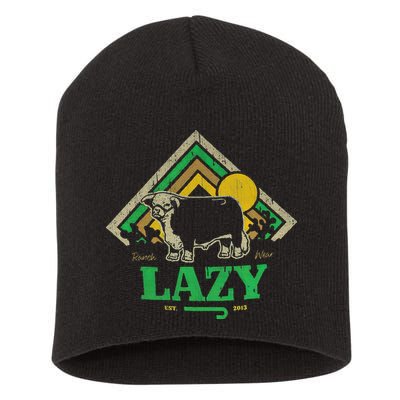 Lazy J Ranch Wear Short Acrylic Beanie
