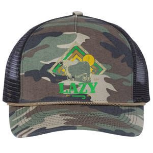 Lazy J Ranch Wear Retro Rope Trucker Hat Cap