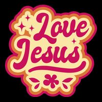 Love Jesus Retro City Backpack
