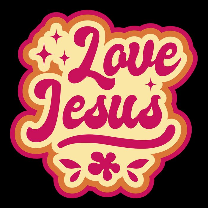 Love Jesus Retro City Backpack