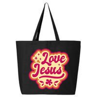Love Jesus Retro 25L Jumbo Tote