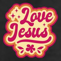 Love Jesus Retro 25L Jumbo Tote