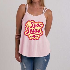 Love Jesus Retro Women's Strappy Tank