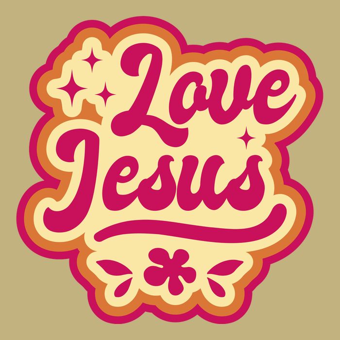 Love Jesus Retro Cooling Performance Crew T-Shirt