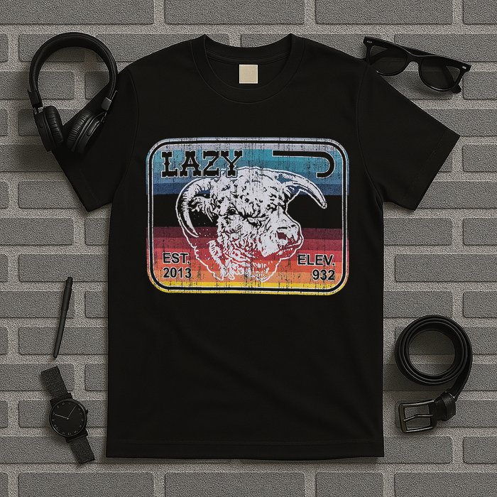 Lazy J Ranch Serape Elevation T-Shirt