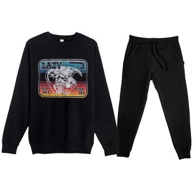 Lazy J Ranch Serape Elevation Premium Crewneck Sweatsuit Set