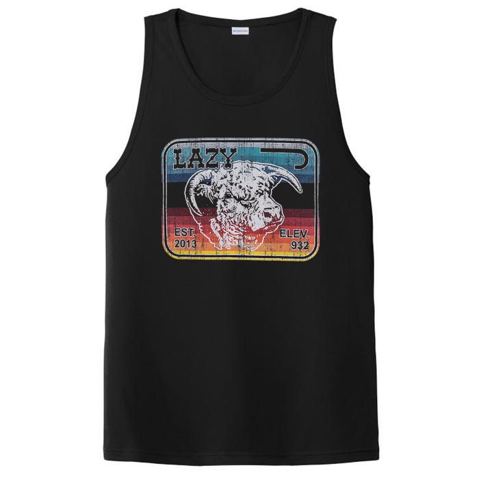 Lazy J Ranch Serape Elevation PosiCharge Competitor Tank