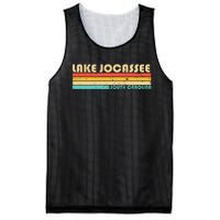 Lake Jocassee South Carolina Funny Fishing Camping Summer Mesh Reversible Basketball Jersey Tank