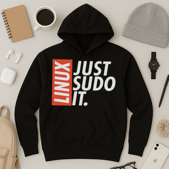 Linux Just Sodo It Coding & Nerd Pride Sudo Style Humor Hoodie