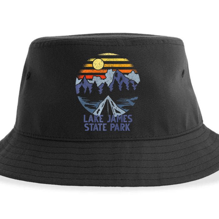 Lake James State Park North Carolina Camping Vacation Sustainable Bucket Hat