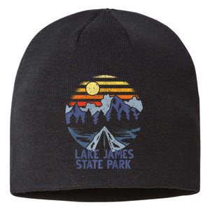 Lake James State Park North Carolina Camping Vacation Sustainable Beanie