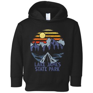 Lake James State Park North Carolina Camping Vacation Toddler Hoodie