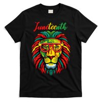 Lion Juneteenth Shirts Women Dress Black History Freedom T-Shirt