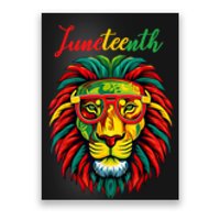 Lion Juneteenth Shirts Women Dress Black History Freedom Poster