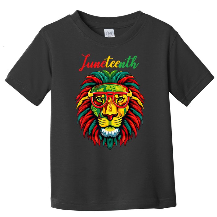 Lion Juneteenth Shirts Women Dress Black History Freedom Toddler T-Shirt