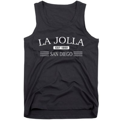 La Jolla San Diego California Tank Top